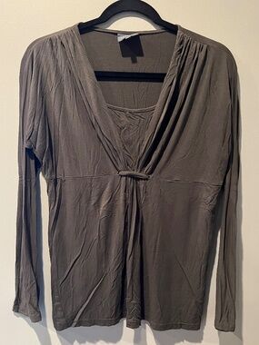 Milk Nursingwear Maternity Nursing Top Olive Green Size M